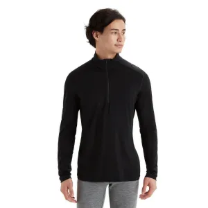 Merino 200 Oasis Long Sleeve Half Zip - Black