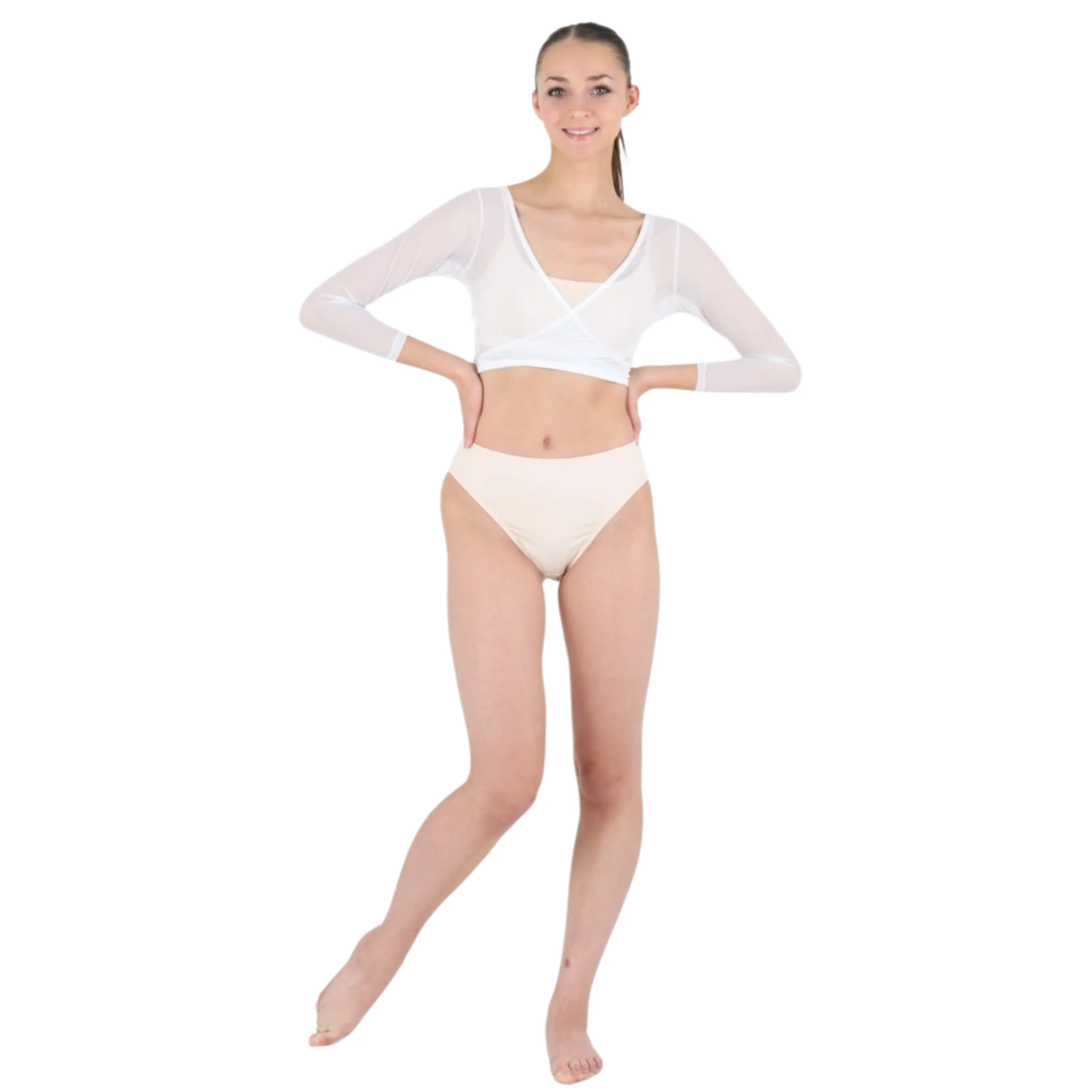 Mesh Wrap Top Child