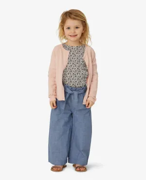 MINI BASIC ORGANIC LIGHT KNIT CARDIGAN