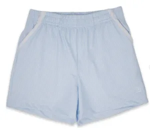 Nathan Short- Blue Mini Gingham