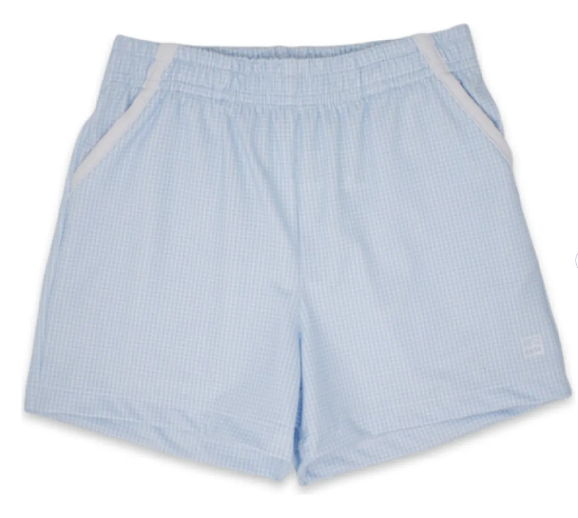 Nathan Short- Blue Mini Gingham