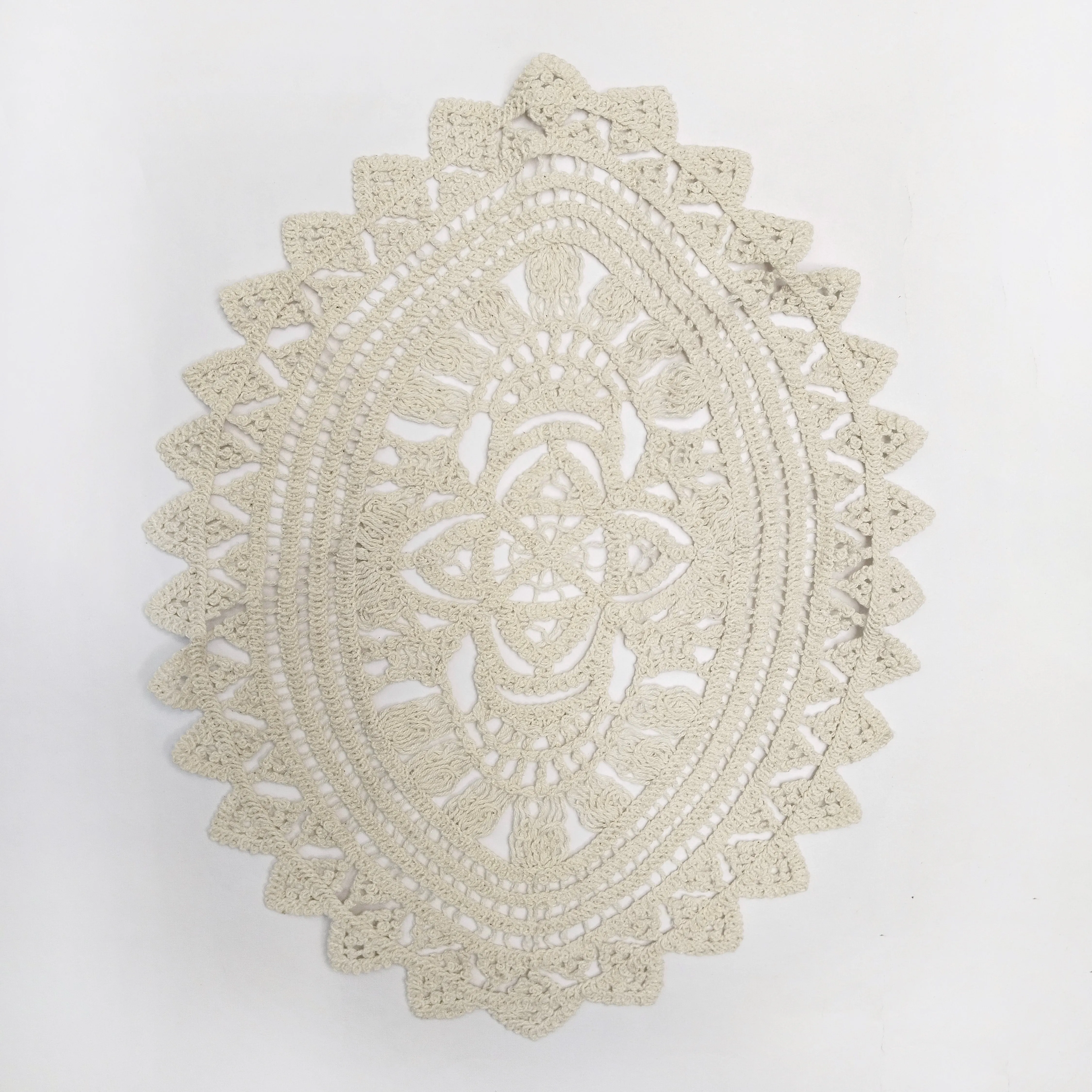 Oval Crochet Doily Patch
