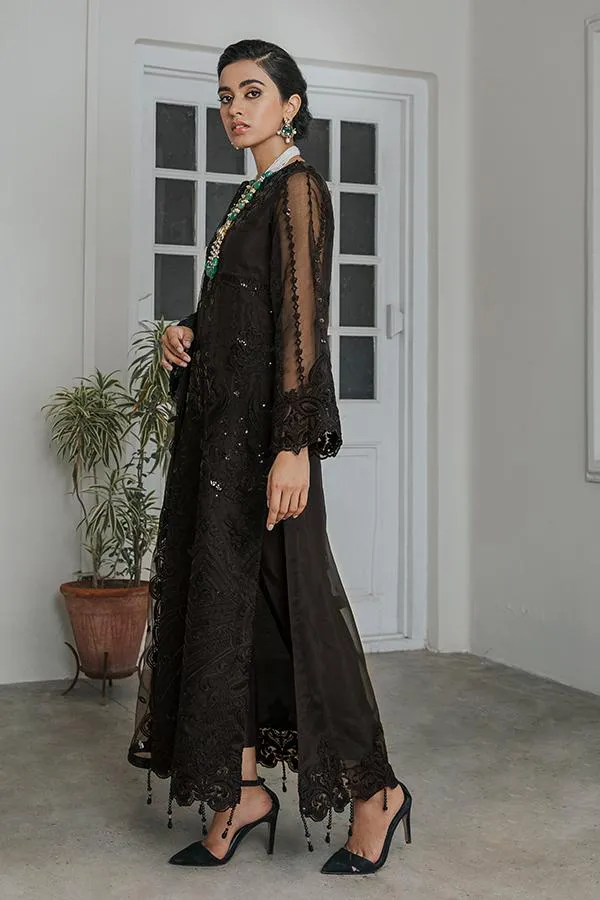 Pakistani Black Dress Party Wear Designer Online #PF137