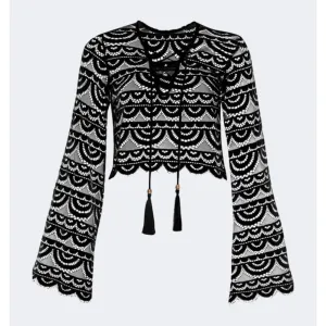 Pq Swim Midnight Noah Top Women Beach Shirt Black