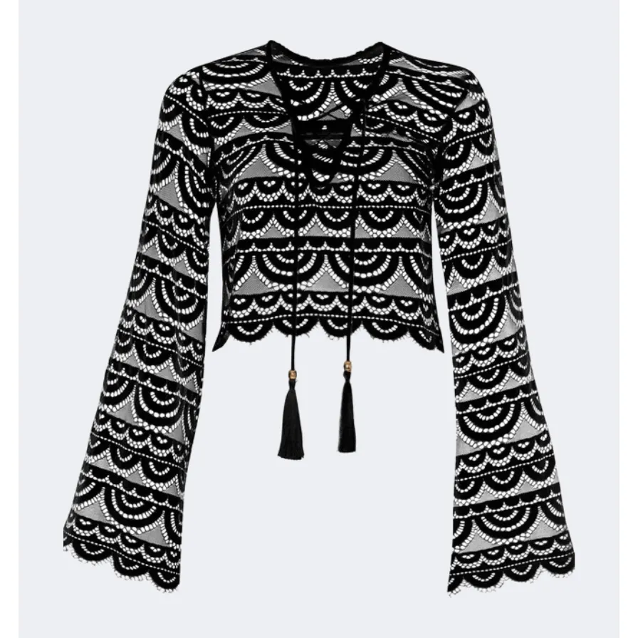 Pq Swim Midnight Noah Top Women Beach Shirt Black