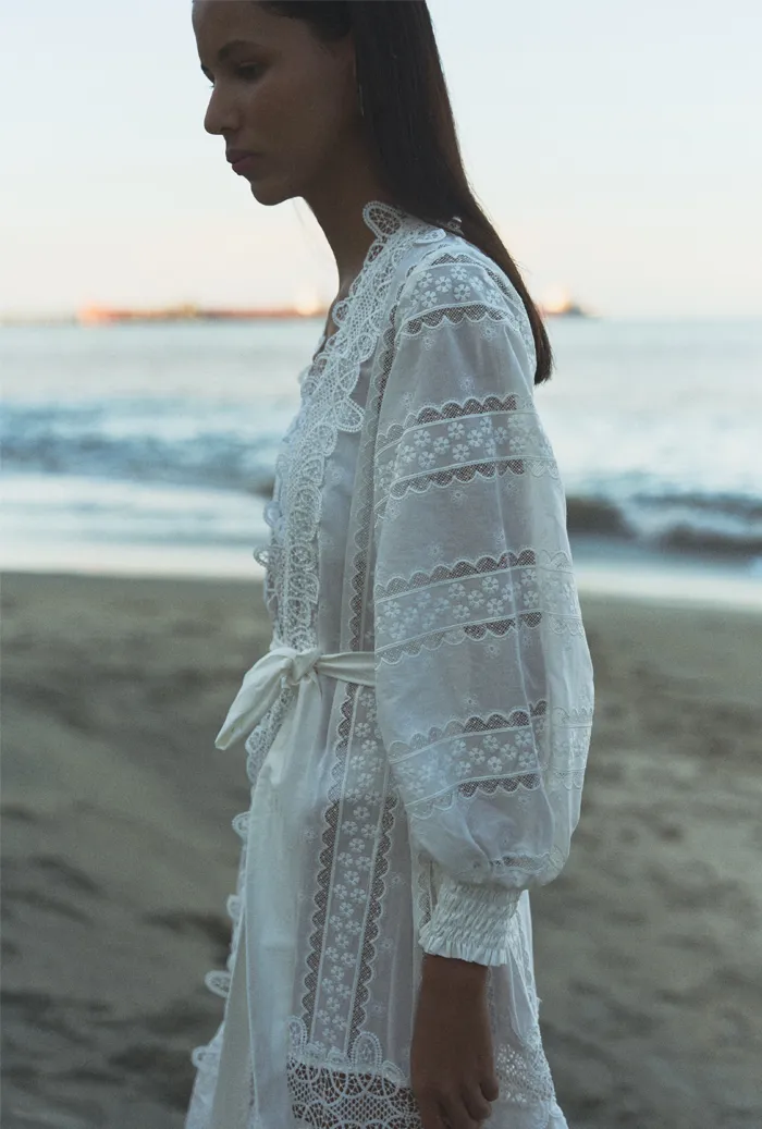 REBECCA KIMONO WHITE