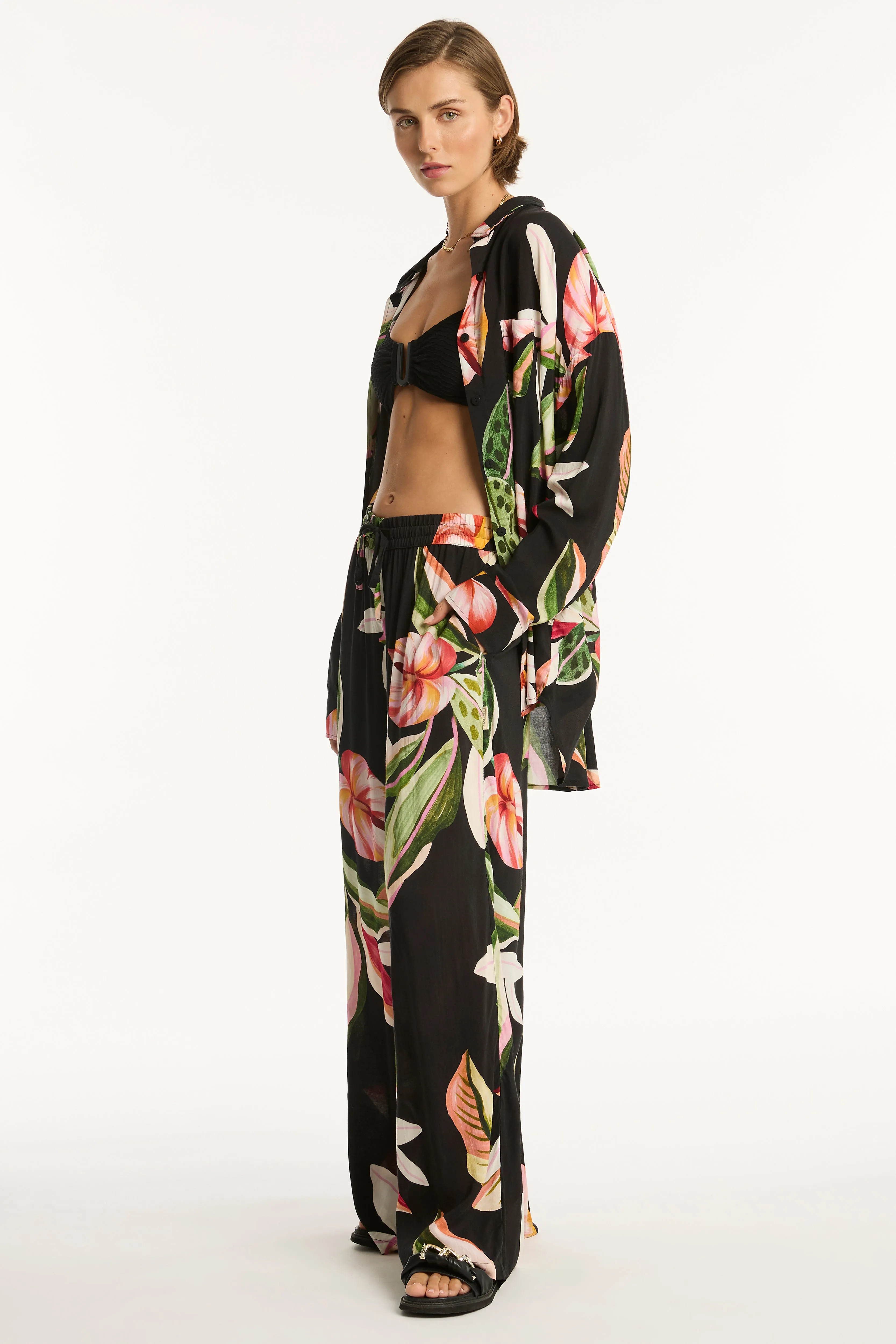 Sea Level Sundown Beach Shirt