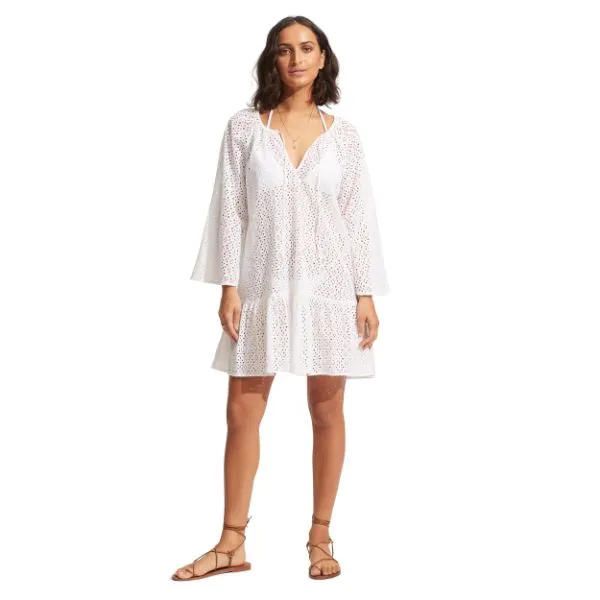 SEAFOLLY - Broderie Anglaise Cover Up