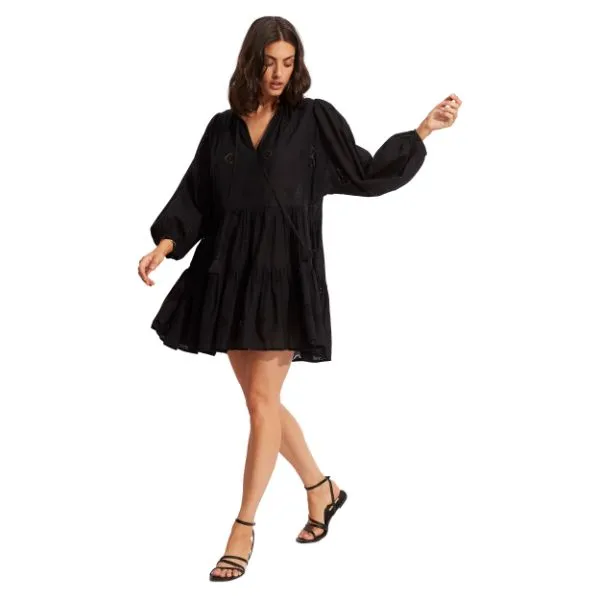 SEAFOLLY - Embroidery Tiered Dress