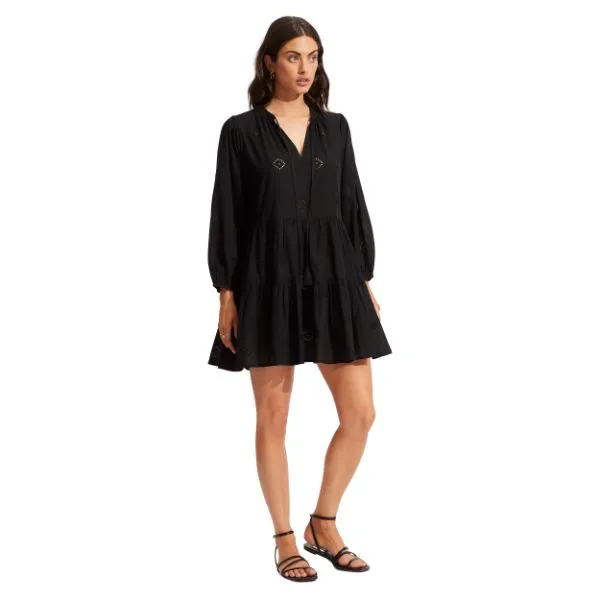 SEAFOLLY - Embroidery Tiered Dress