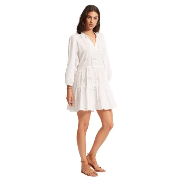 SEAFOLLY - Embroidery Tiered Dress