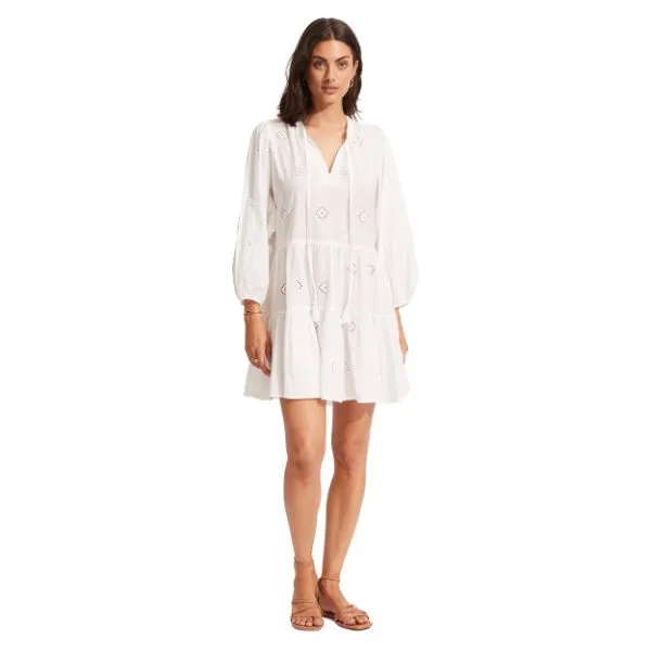 SEAFOLLY - Embroidery Tiered Dress