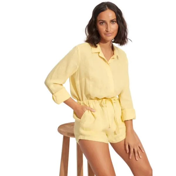 SEAFOLLY - Linen Playsuit