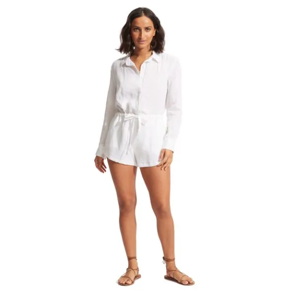 SEAFOLLY - Linen Playsuit