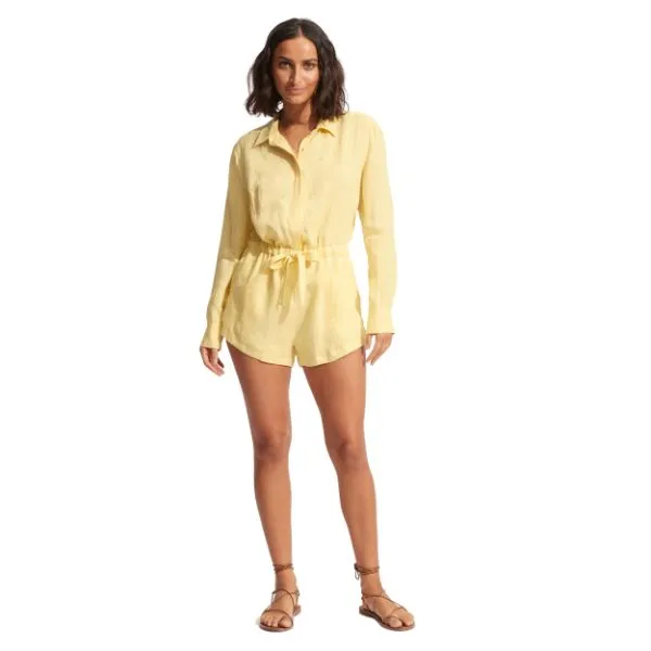 SEAFOLLY - Linen Playsuit