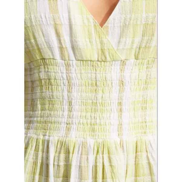SEAFOLLY - Textured Gingham Maxi Dress