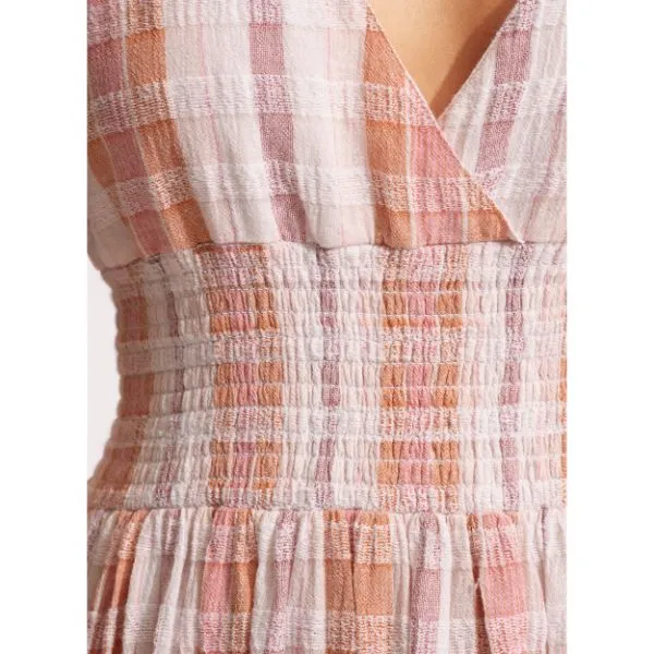 SEAFOLLY - Textured Gingham Maxi Dress