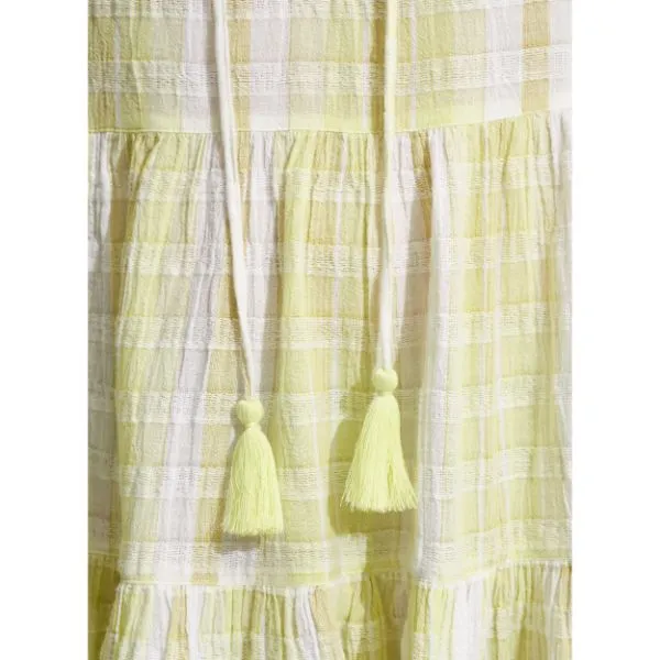 SEAFOLLY - Textured Gingham Tiered Dress
