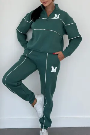 Seasonprestige Hoodless Pullover Sweatsuit Sets With Pockets Women