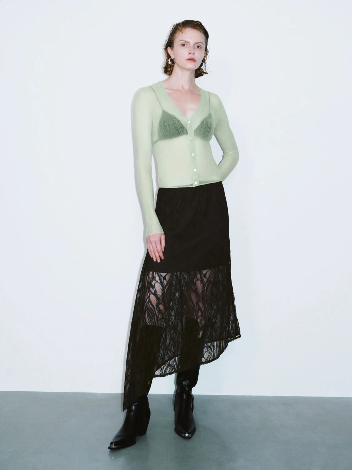 Sheer Knitted Cardigans