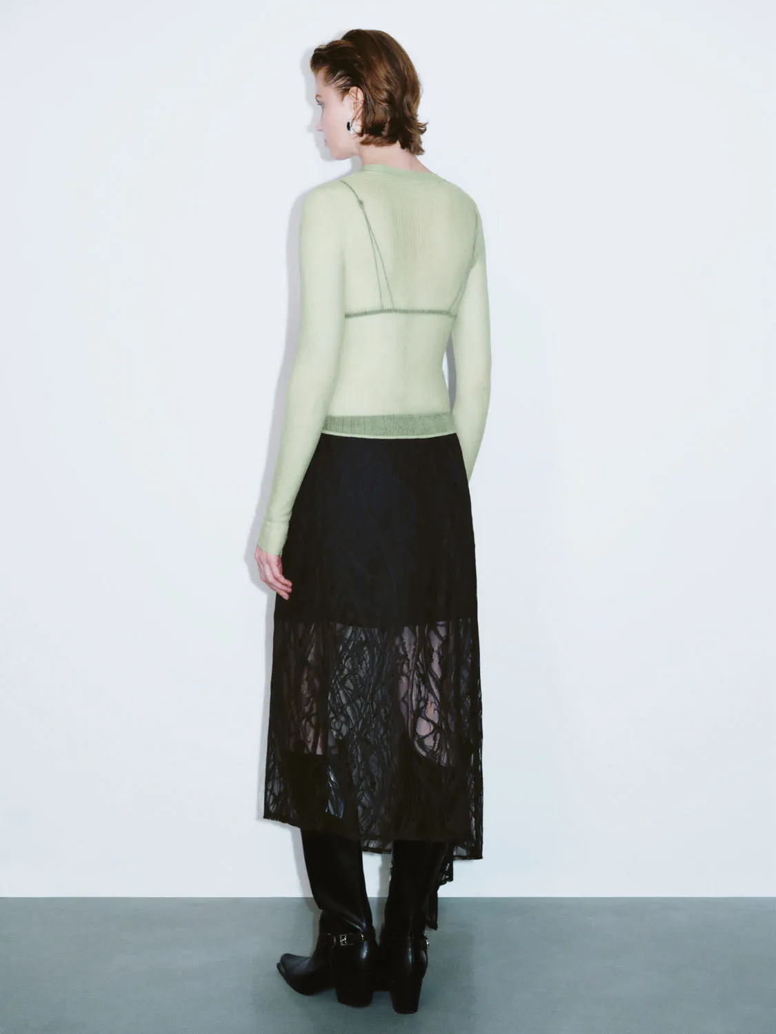 Sheer Knitted Cardigans