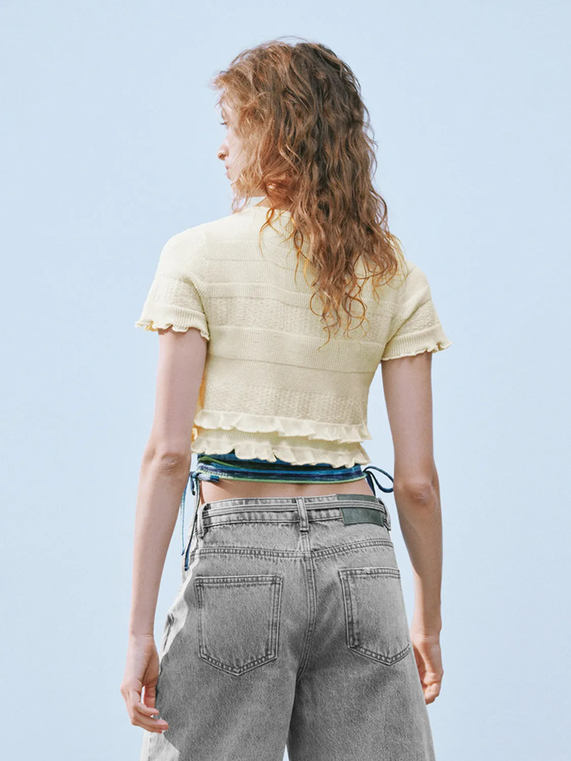 Short Sleeve Knitted Cardigans