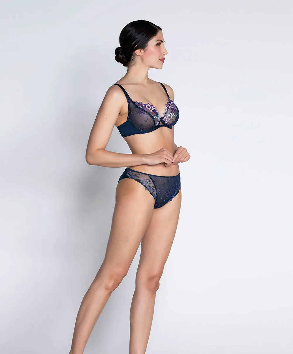 Slip "Fantaisie" dos opaque