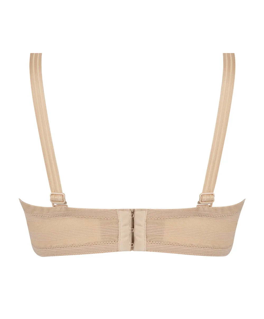 Soutien-gorge bandeau bretelles amovibles grande taille