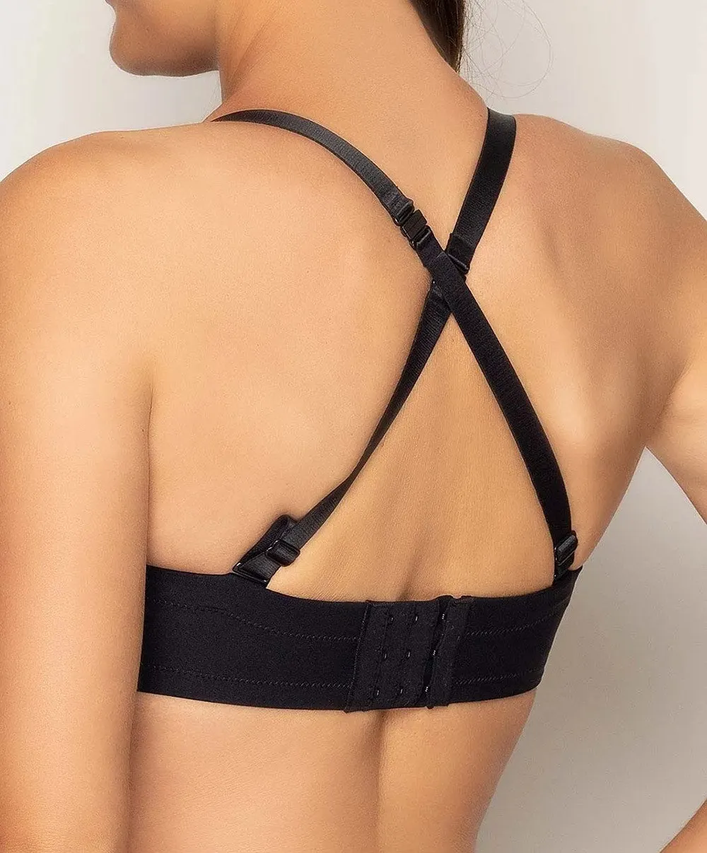 Soutien-gorge bandeau bretelles amovibles grande taille