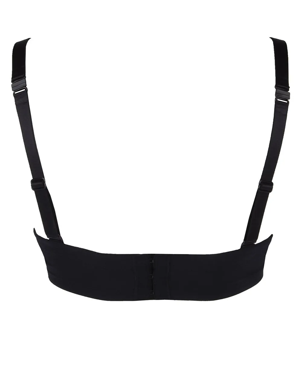 Soutien-gorge bandeau bretelles amovibles grande taille