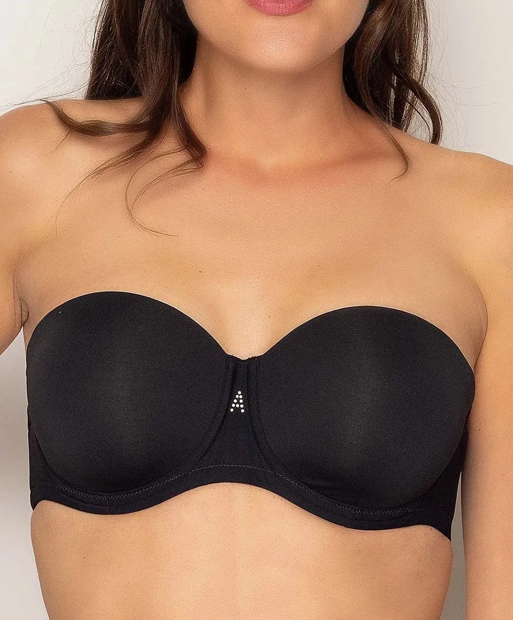 Soutien-gorge bandeau bretelles amovibles grande taille