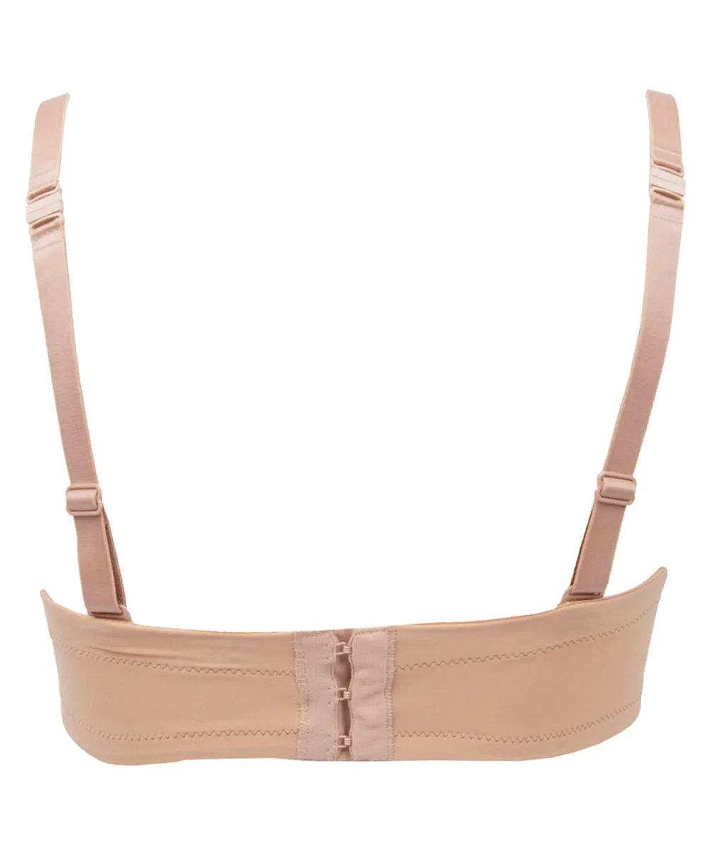 Soutien-gorge bandeau bretelles amovibles grande taille