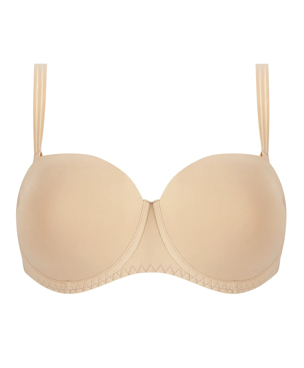 Soutien-gorge bandeau bretelles amovibles grande taille
