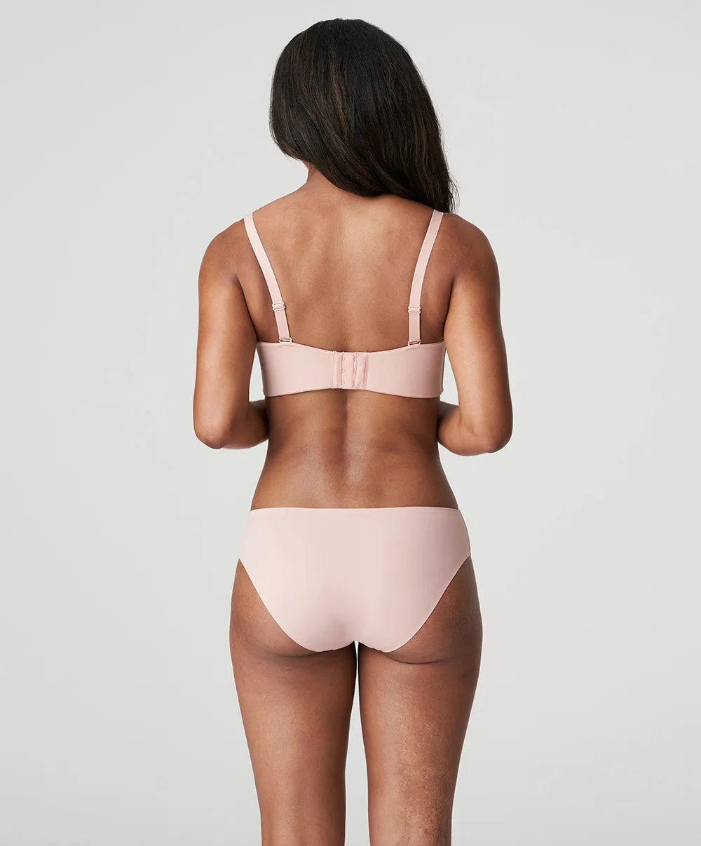 Soutien-gorge bandeau rembourré lisse bretelles amovibles invisible à armatures