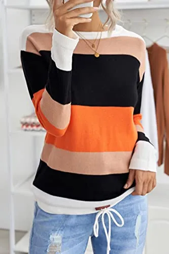 Striped Color Block Sweater