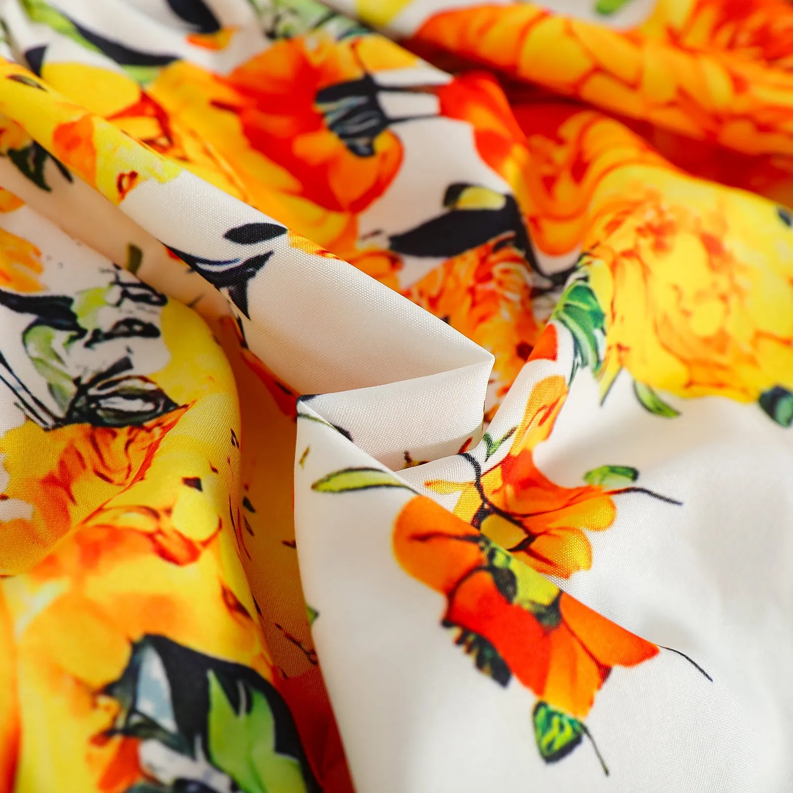 Summer new girls' skirts outer wear summer floral hot pants thin breathable fashion culottes new culottes