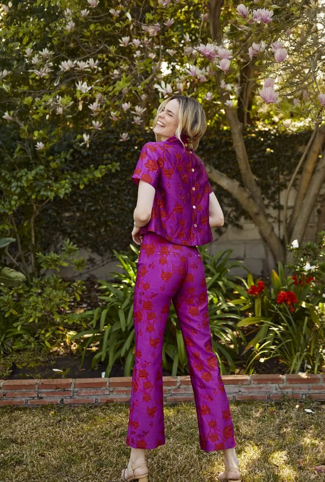 Tate Trousers - Rani Pink