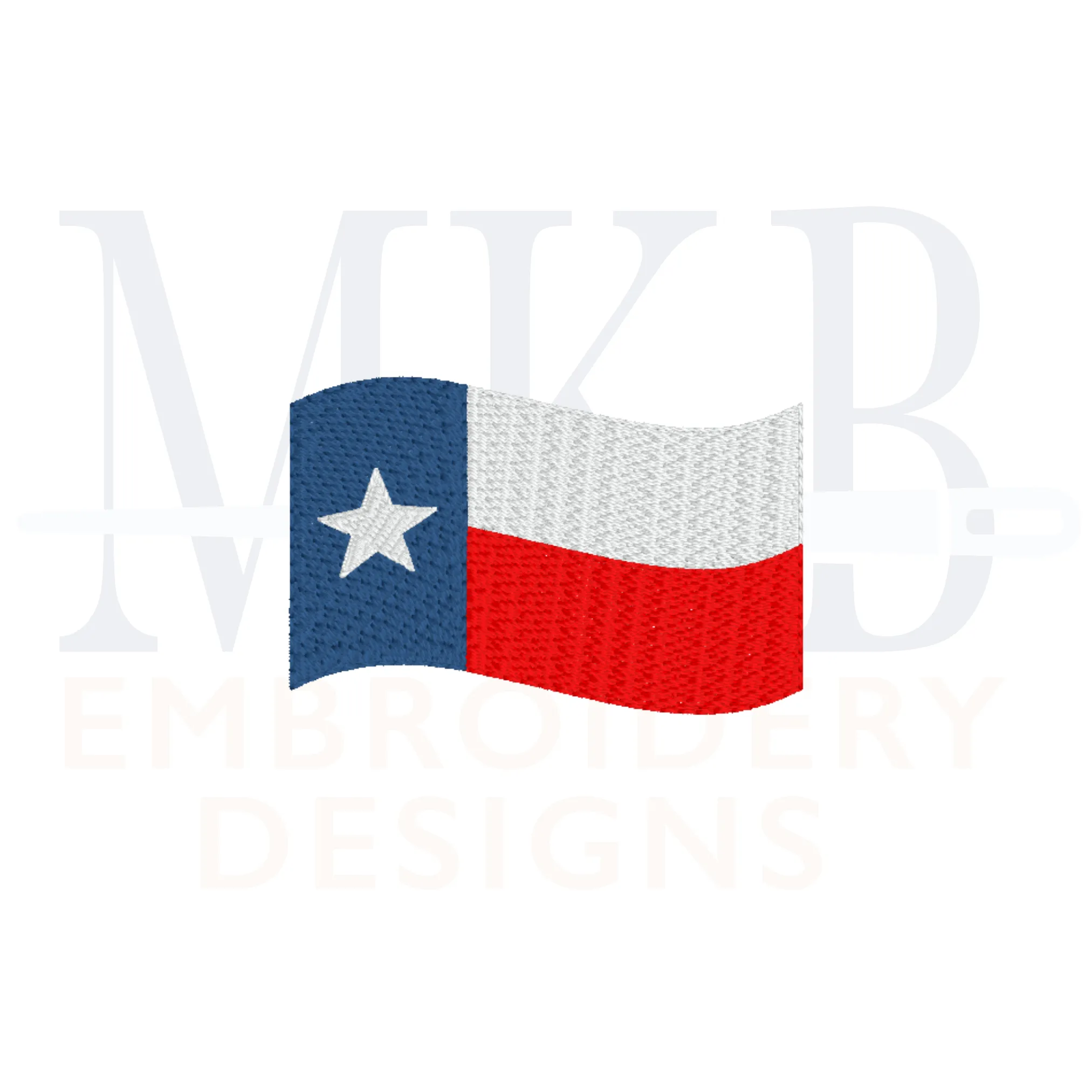 Texas Waving Flag Light Fill Mini