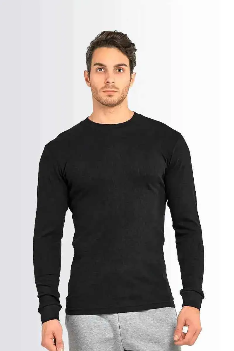 Thermal Long Sleeve (Charcoal, Sports Grey, Black & White) - Pack of 4