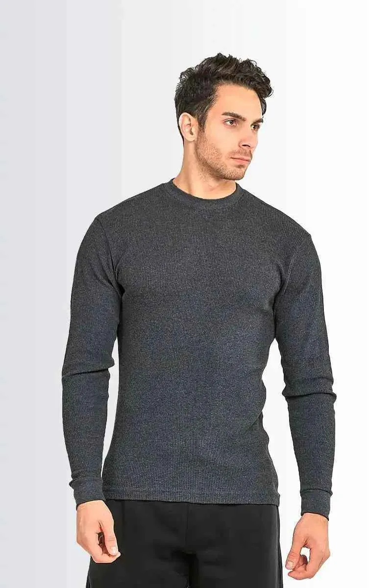 Thermal Long Sleeve (Charcoal, Sports Grey, Black & White) - Pack of 4