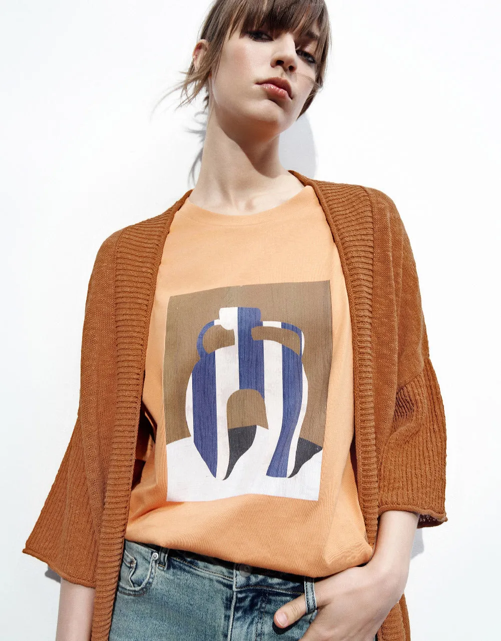 Tie Front Knitted Cardigan