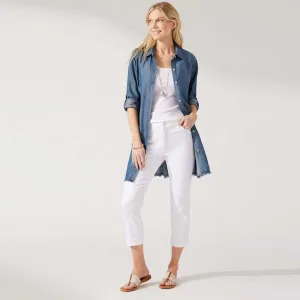 Tommy Bahama Chambray Boyfriend Shirt Cover Up - Chambray