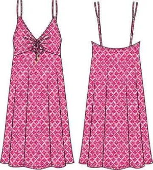 Tommy Bahama Island Cays Shell V Neck Spa Dress Cover Up - Passion Pink