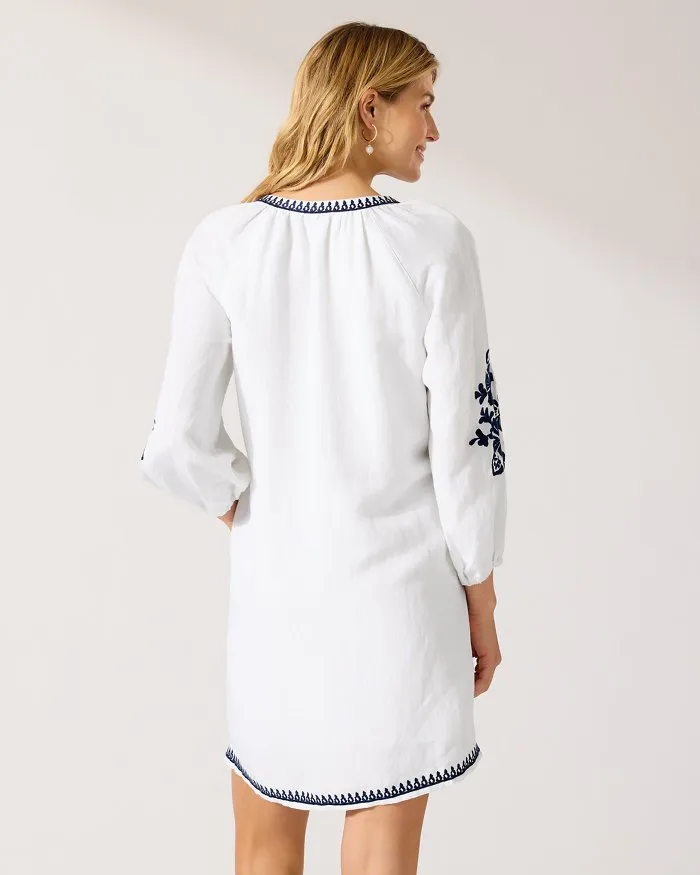 Tommy Bahama St. Lucia Embroidered Tunic Cover Up - White