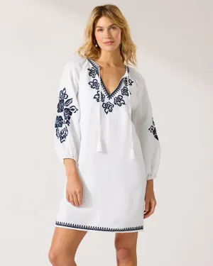 Tommy Bahama St. Lucia Embroidered Tunic Cover Up - White