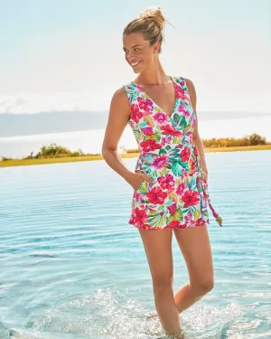 Tommy Bahama Womens Island Cays Fiesta Romper Coverup - White