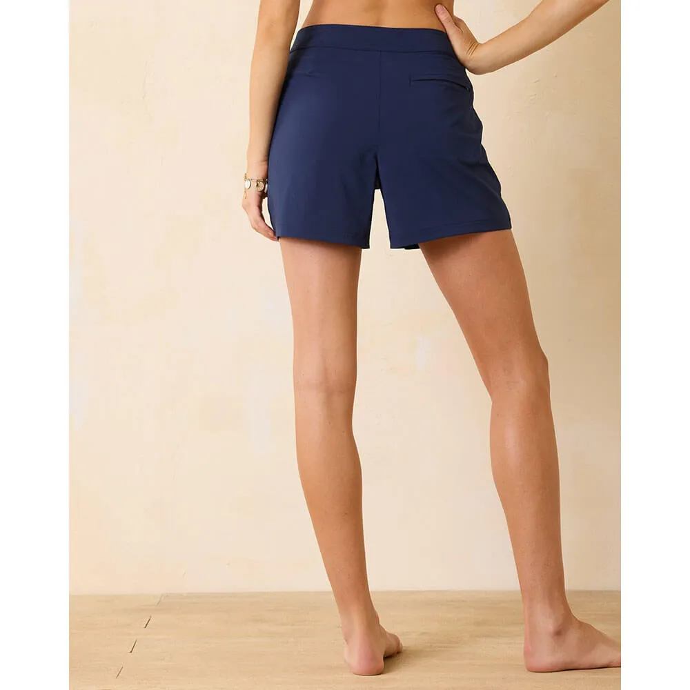 Tommy Bahama Womens Solid Boardshort Coverup - Mare Navy*