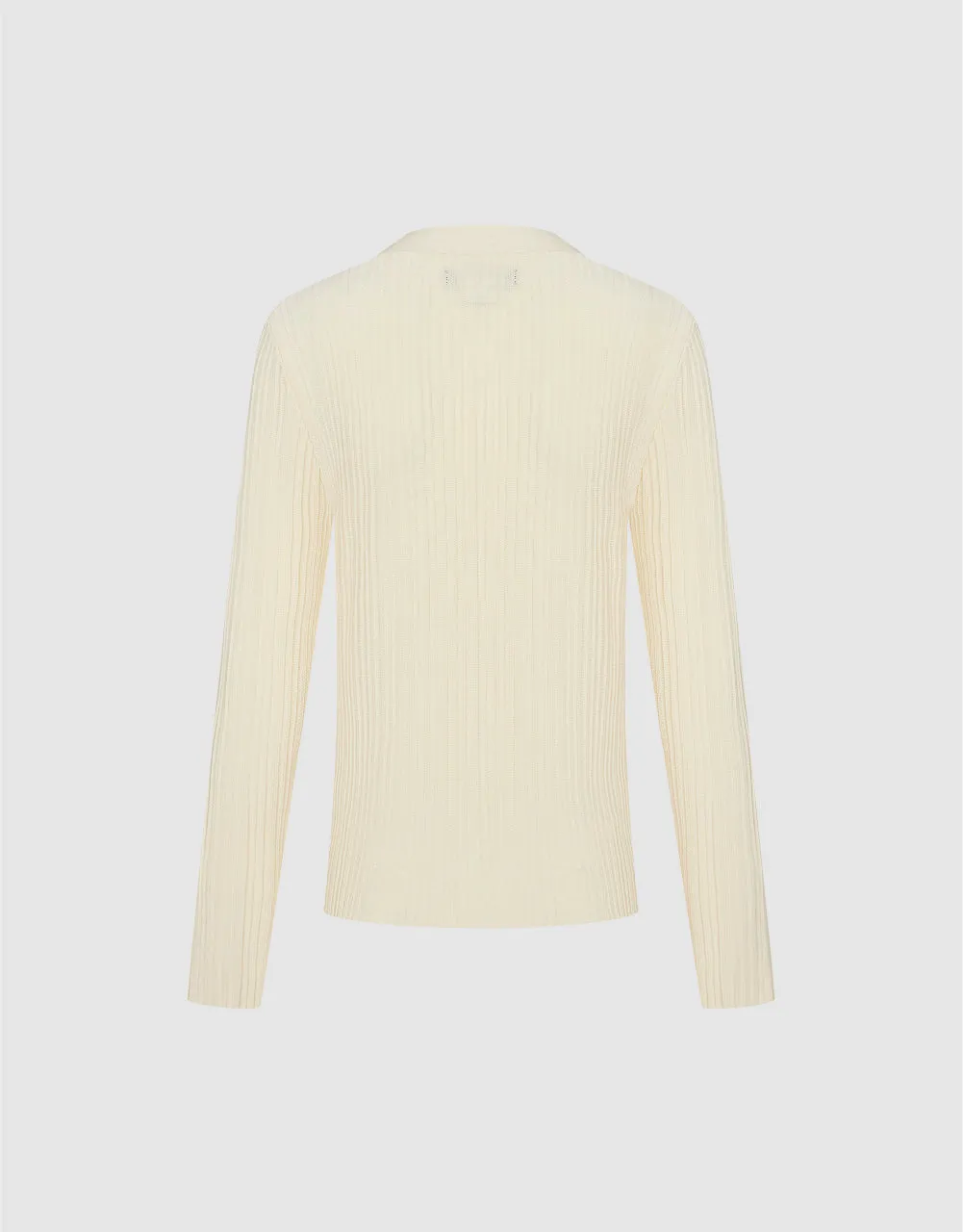 V-Neck Knitted Cardigan