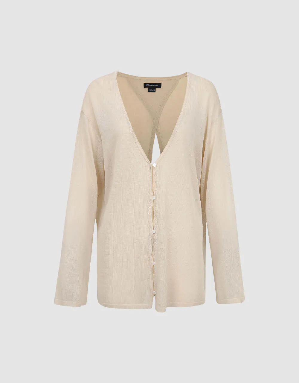 V-Neck Knitted Cardigan