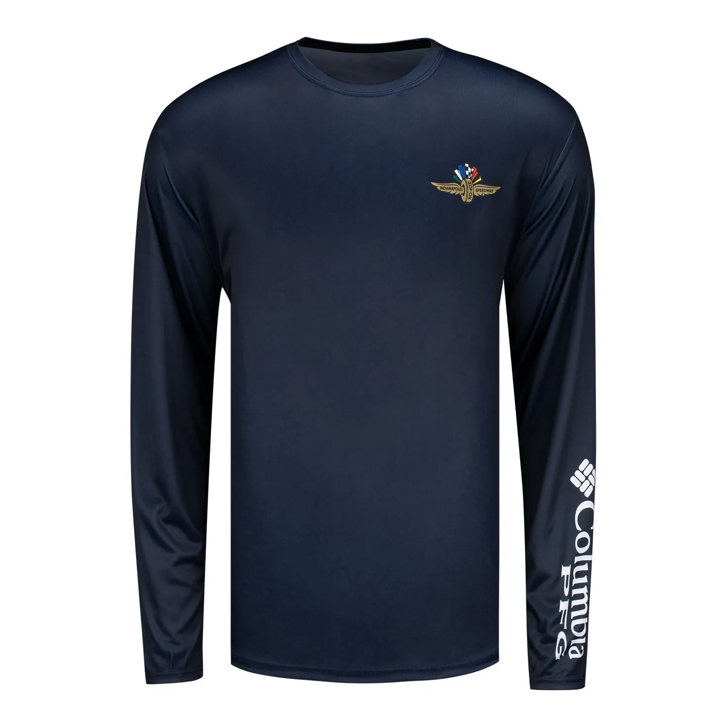 Wing Wheel Flag Columbia Terminal Tackle Long Sleeve Shirt